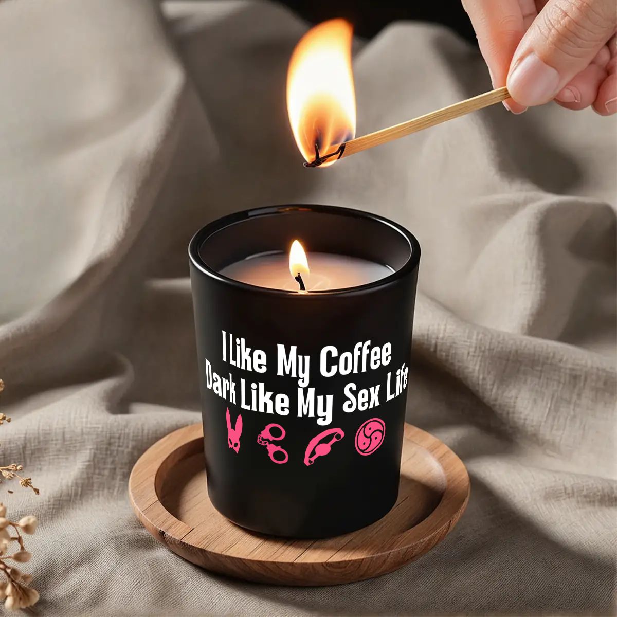 Sex Life Black Jar Scented Candle (6oz)