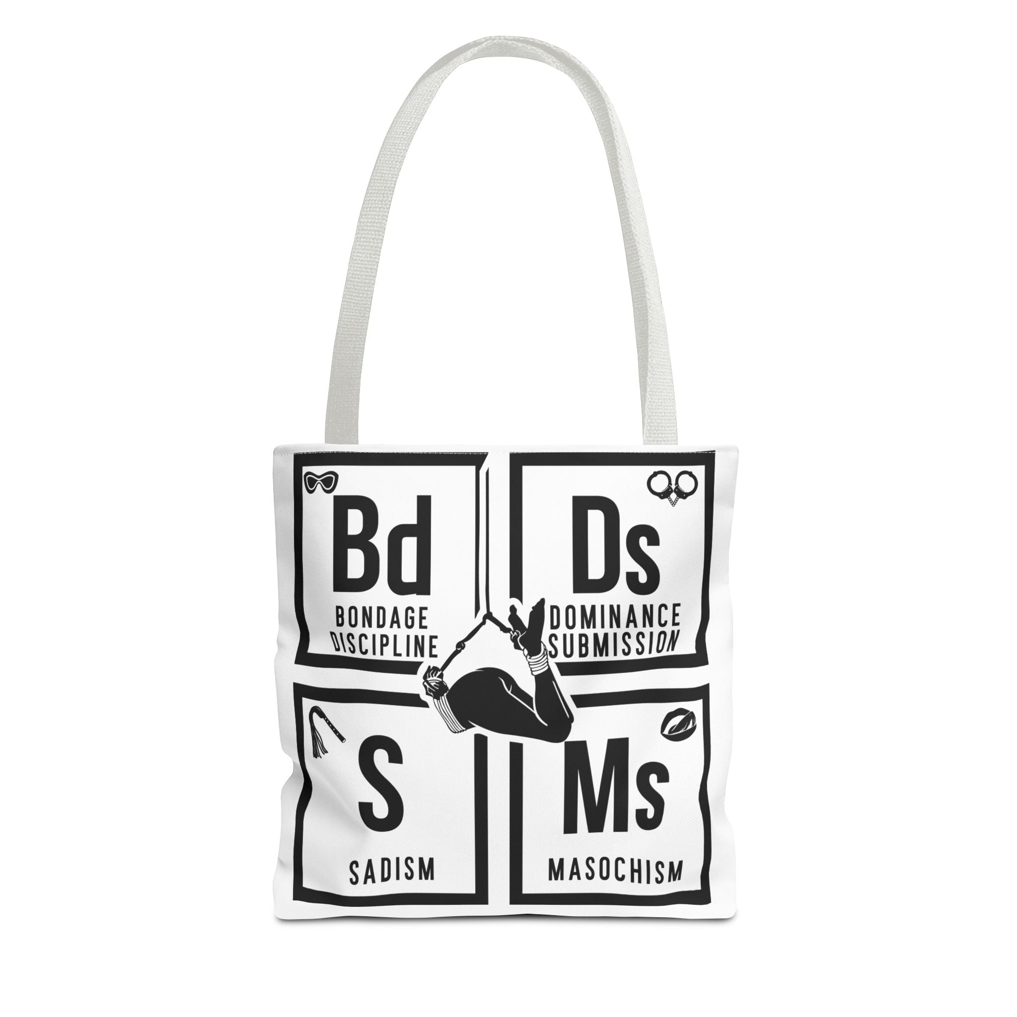 BDSM Elements Tote Bag - Stylish and Edgy Carryall for Fans of Kink Culture