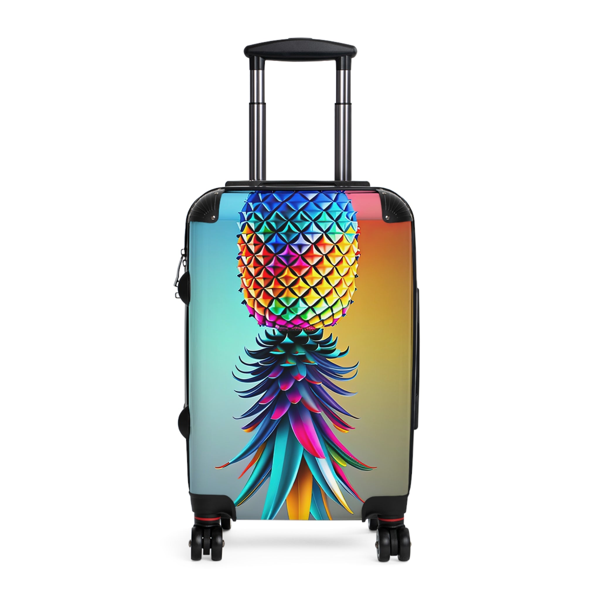 Colorful Pineapple Suitcase – Stylish Travel Luggage for Adventurers