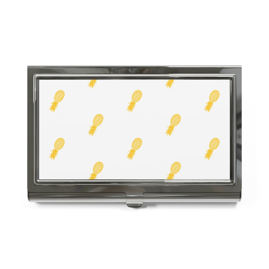 Golden Pineapple Business Card Holder - Stylish Accessory for Spicey Professionals