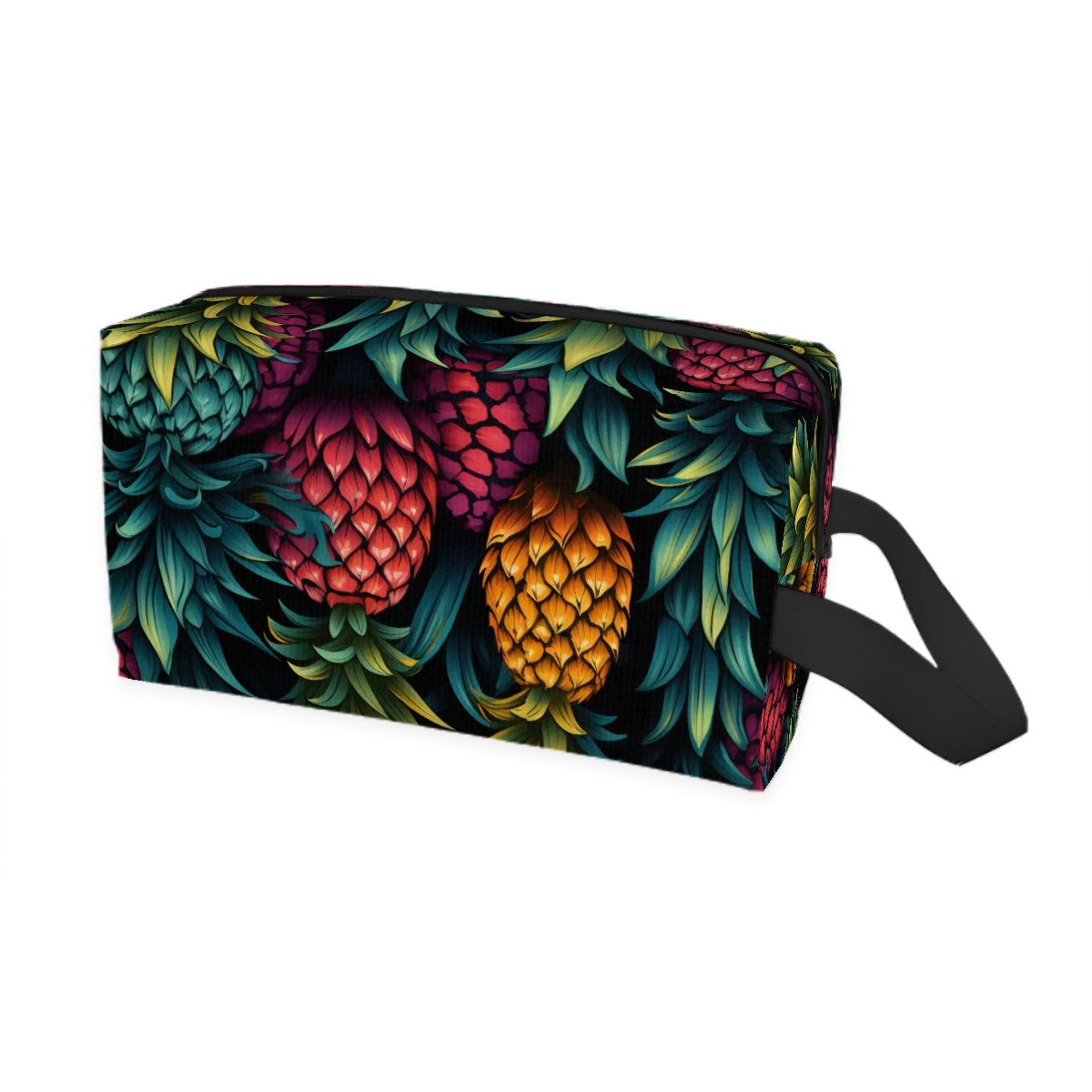 Colorful Pineapple Travel Toiletry Bag Portable Large Capacity