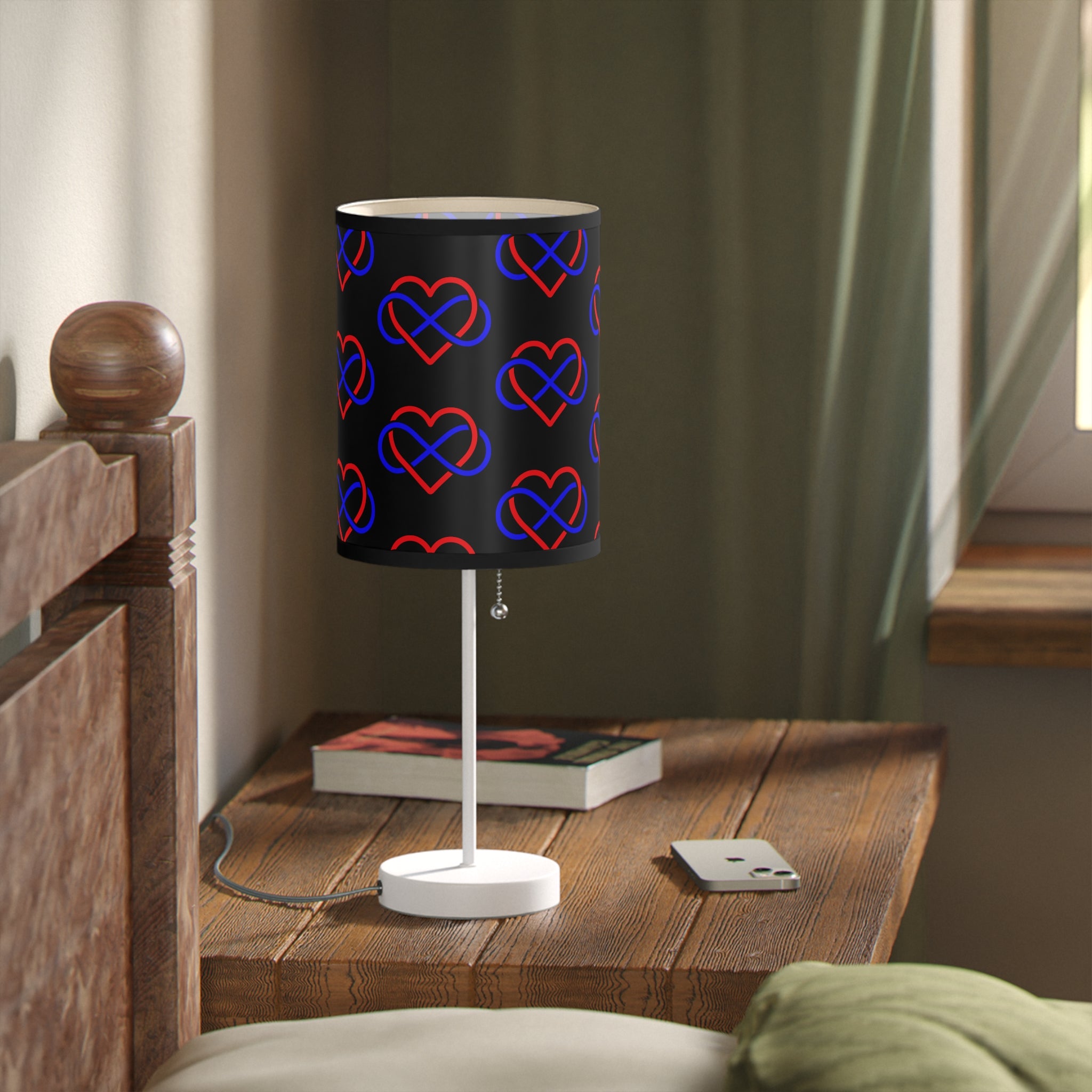 Modern Heart Pattern Table Lamp - Decorative Night Light for Home & Office
