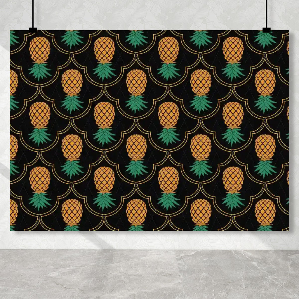 Fancy Upside Down Pineapple Photography Backdrops