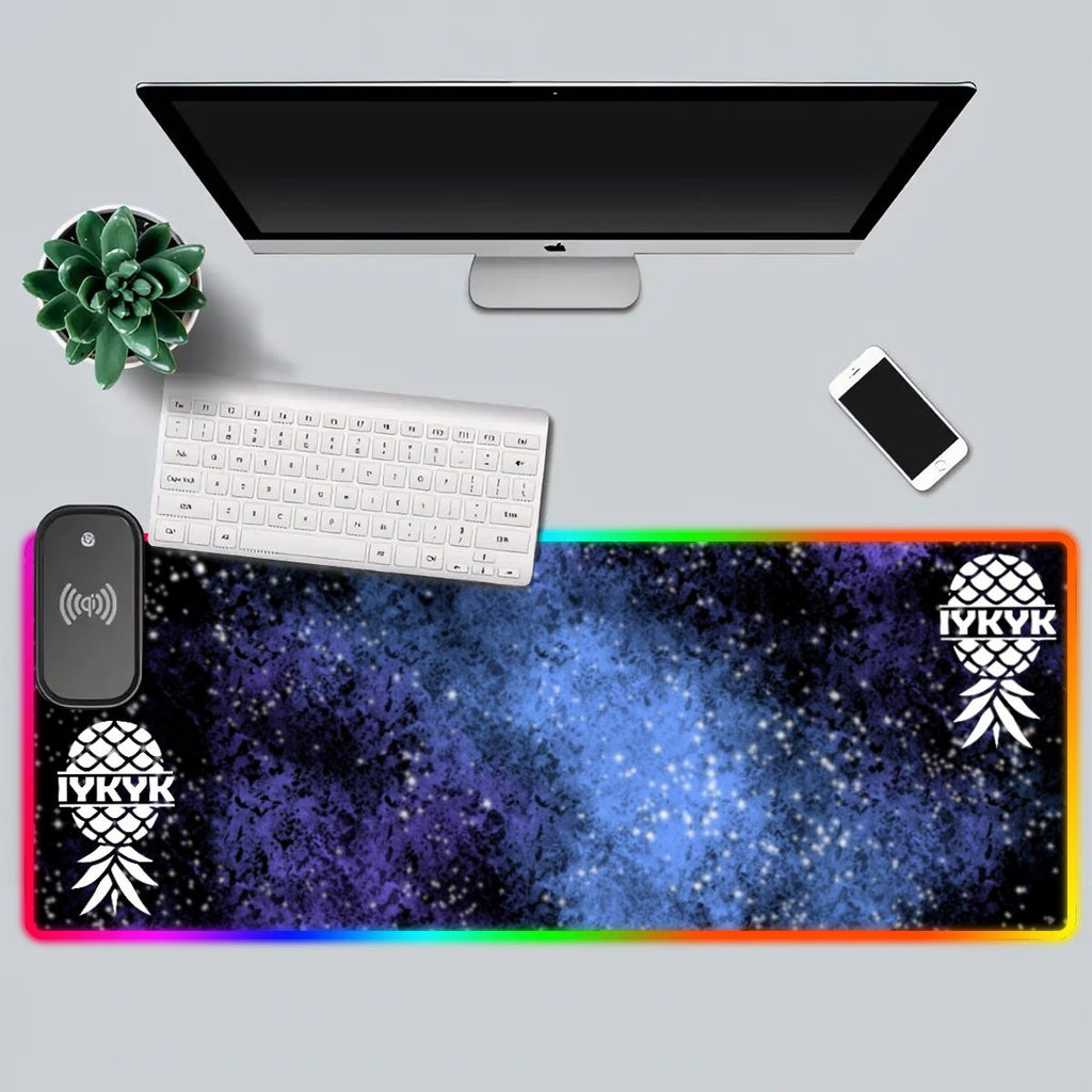 IYKTYK Pineapple Wireless Charging RGB Mouse Pad (8:3)