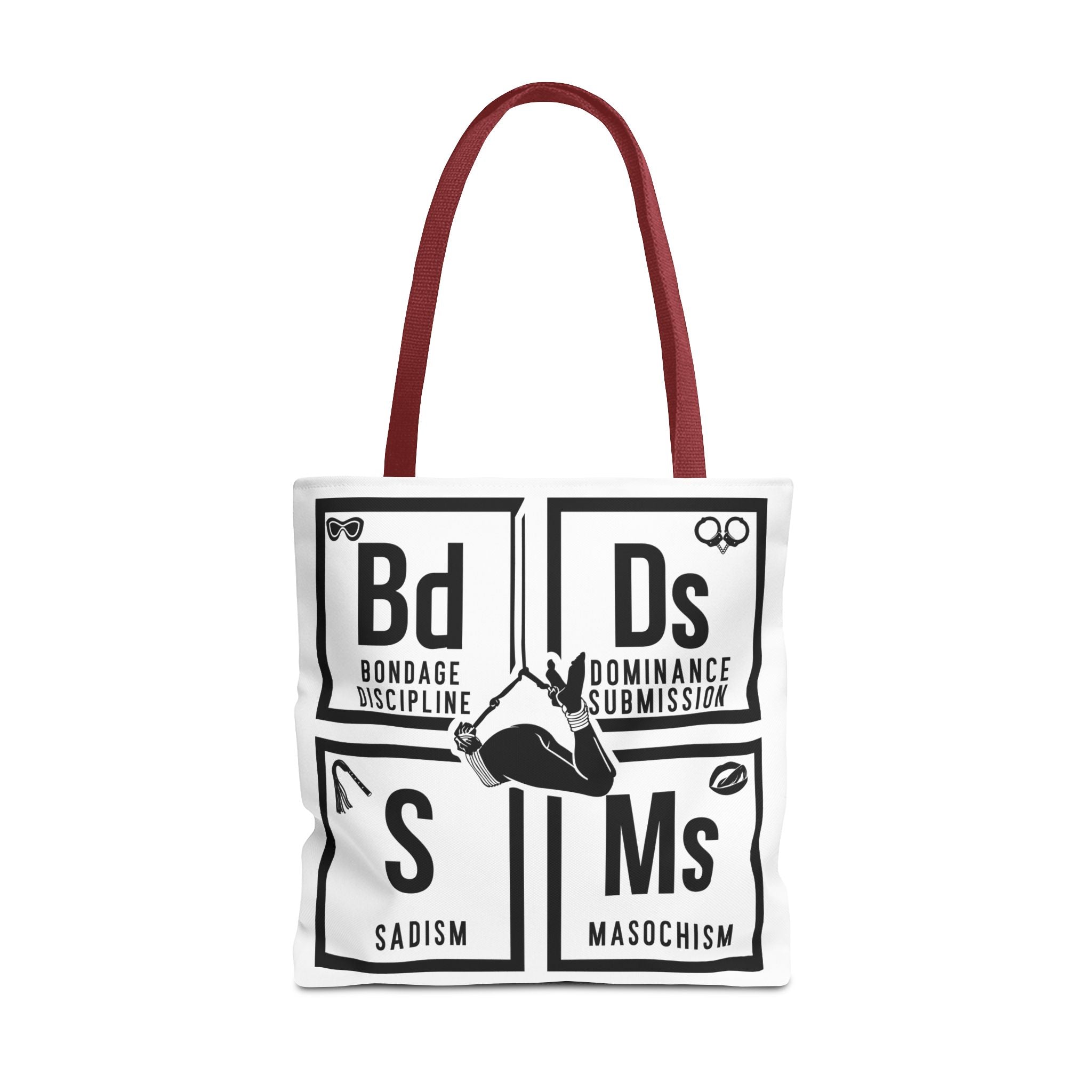 BDSM Elements Tote Bag - Stylish and Edgy Carryall for Fans of Kink Culture