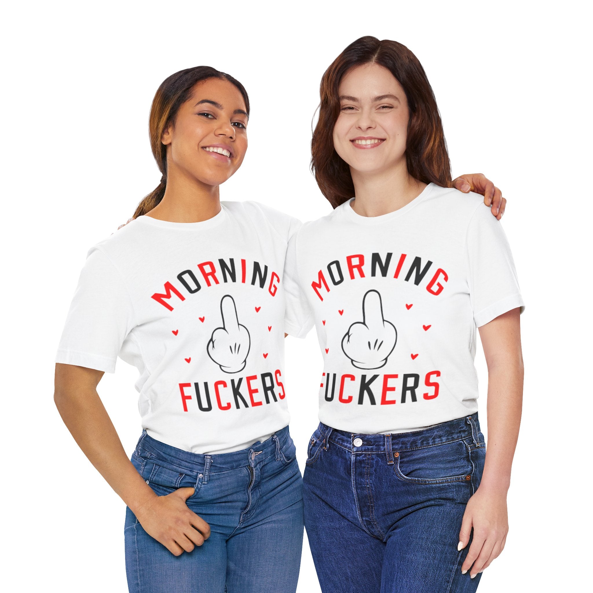 Funny Morning Graphic Tee - Unisex Jersey Short Sleeve Shirt