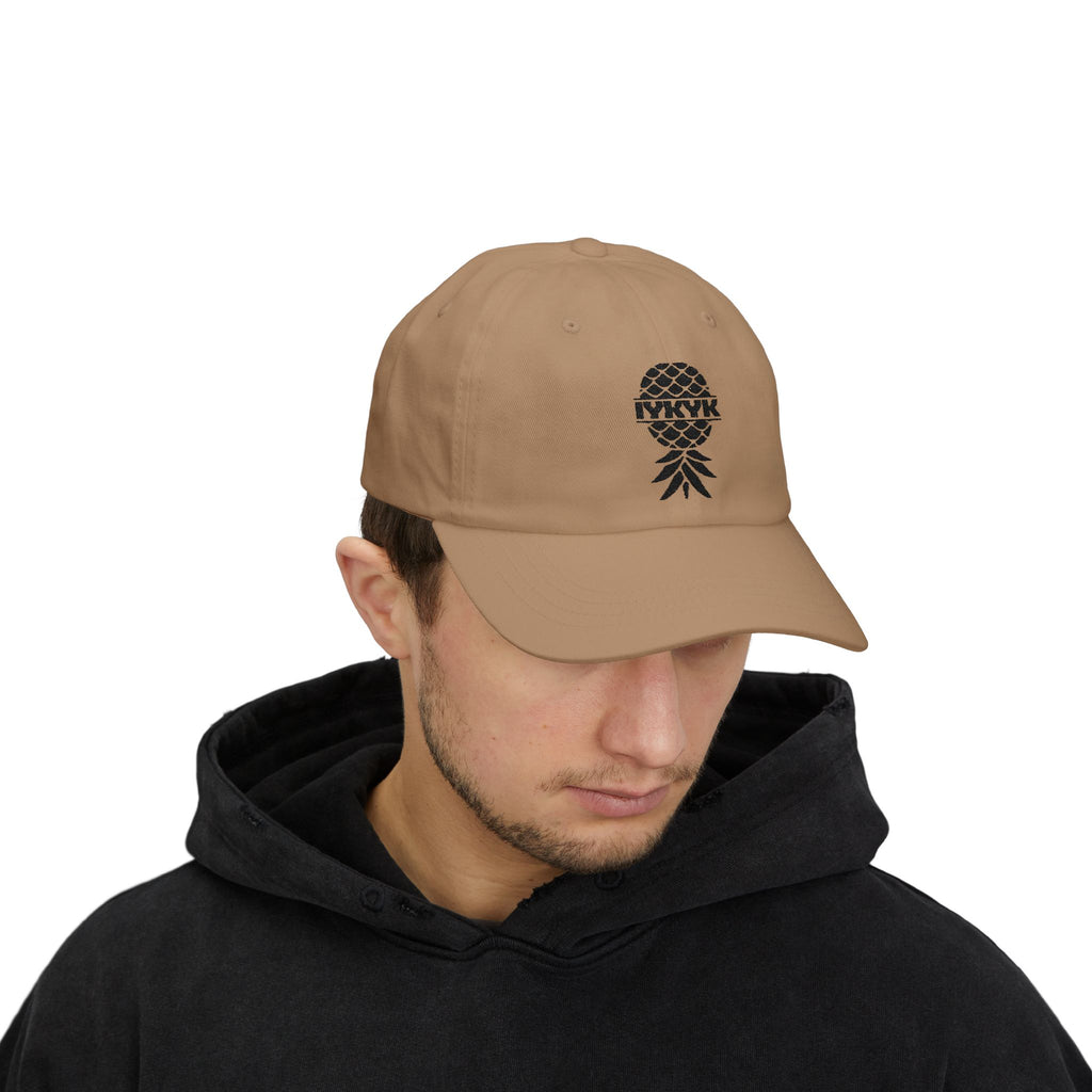 IYKYK Classic Dad Cap - Stylish Pineapple Design