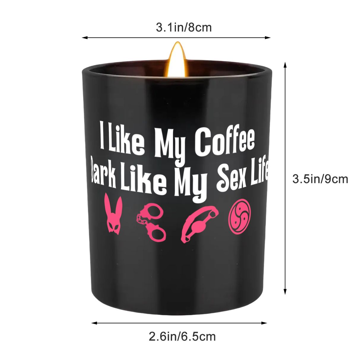 Sex Life Black Jar Scented Candle (6oz)