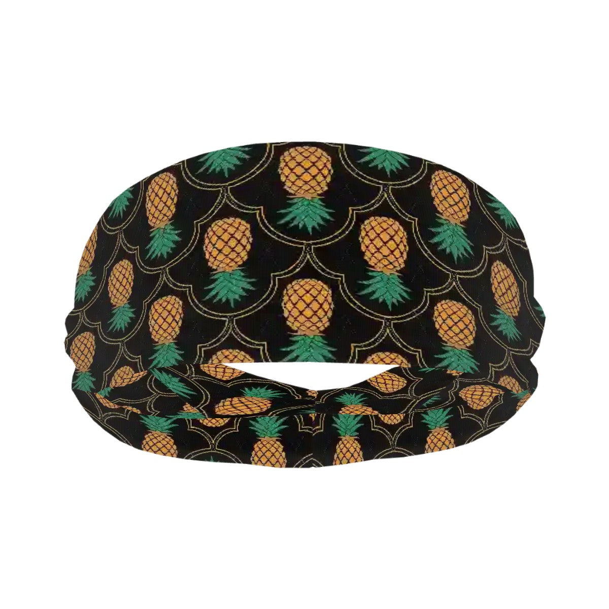 Upside-Down Pineapple Sports Headband Sweatband