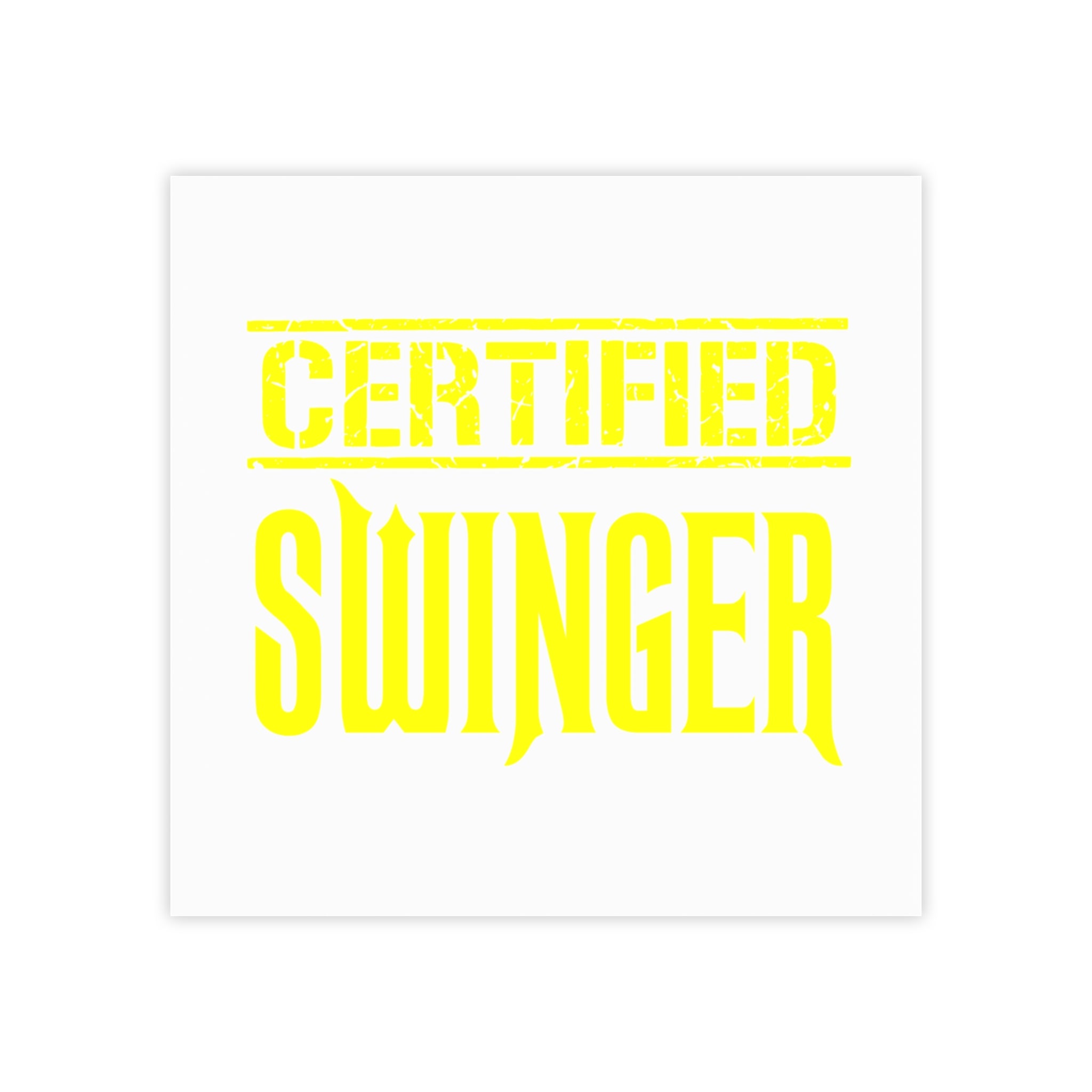 Certified Swinger Post-it® Note Pads
