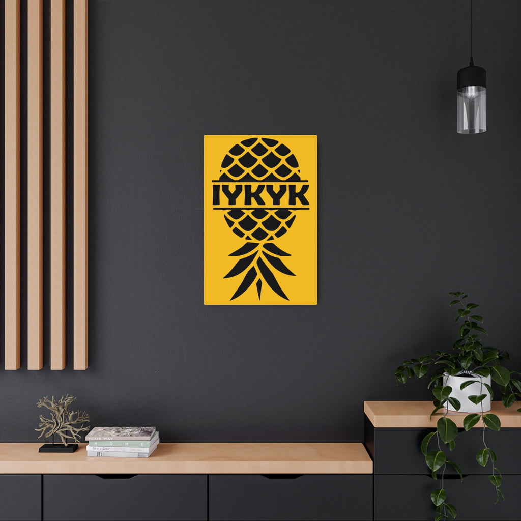 Funny IYKYK Pineapple Metal Art Sign for Home Decor