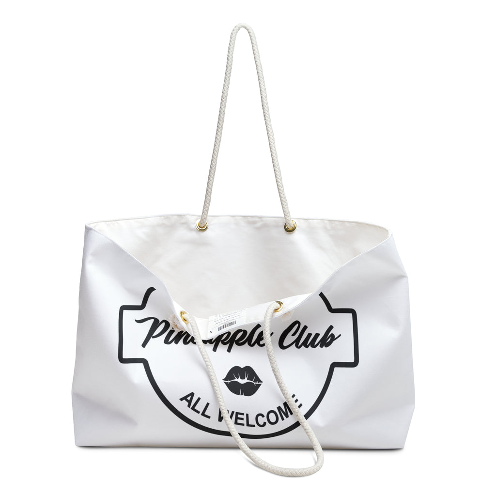 Pineapple Club Weekender Bag - Stylish Travel Tote for Adventurers