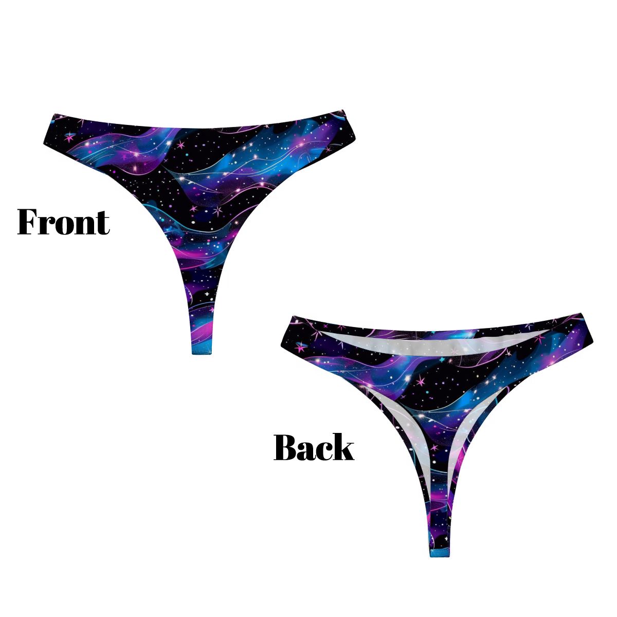 Galaxy Blue Thongs for Women