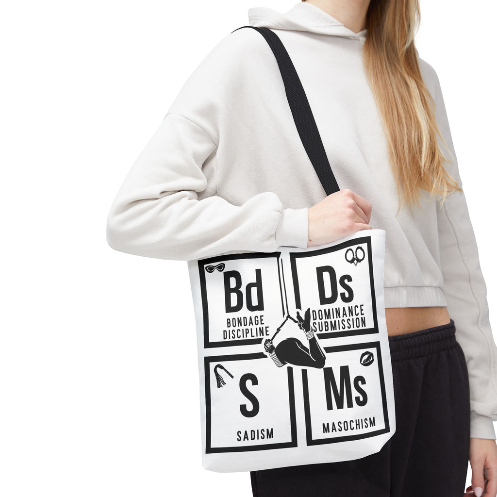 BDSM Elements Tote Bag - Stylish and Edgy Carryall for Fans of Kink Culture