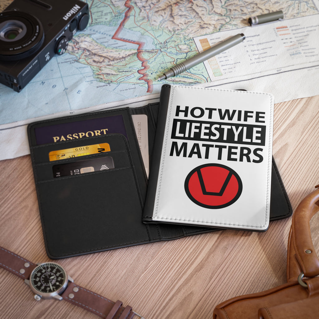Stylish Passport Cover - Hotwife Lifestyle Matters Design