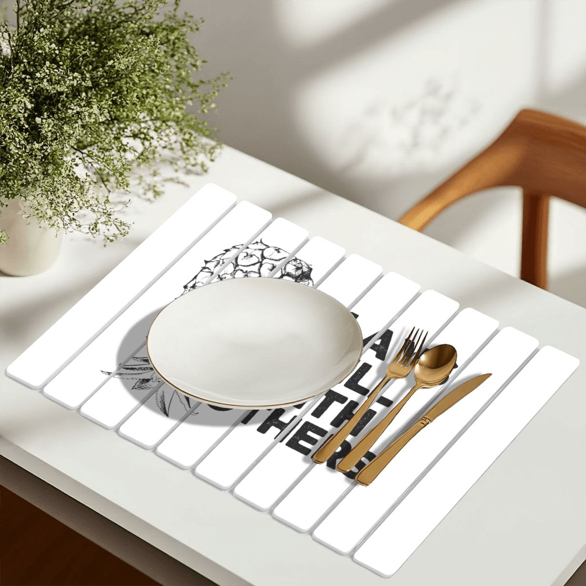 Upside-Down Pineapple Elegant Diatomaceous Earth Drying Mat