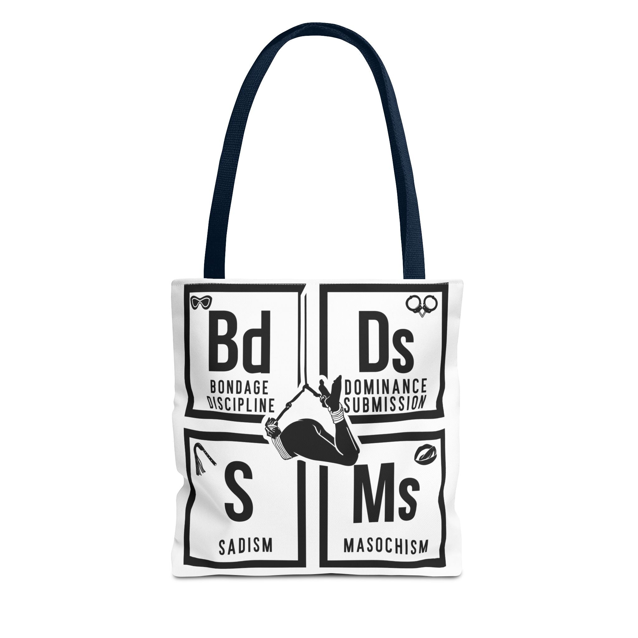 BDSM Elements Tote Bag - Stylish and Edgy Carryall for Fans of Kink Culture