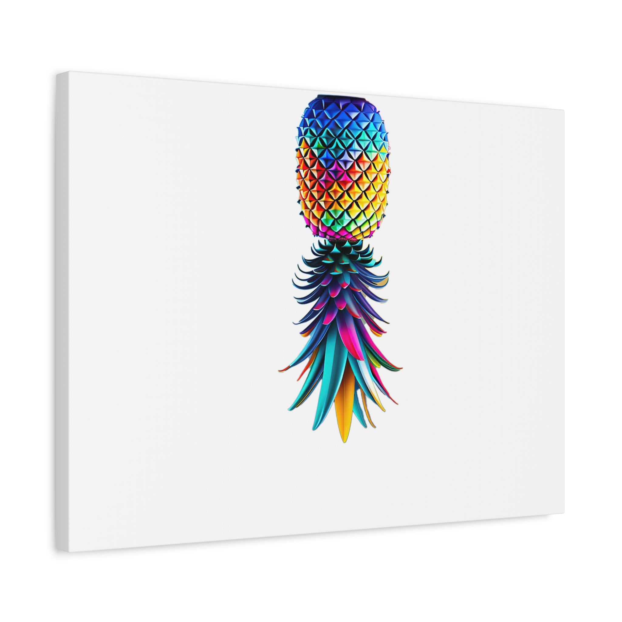 Canvas Print - Colorful Upside Down Pineapple