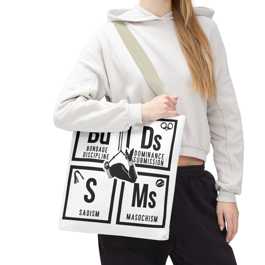 BDSM Elements Tote Bag - Stylish and Edgy Carryall for Fans of Kink Culture