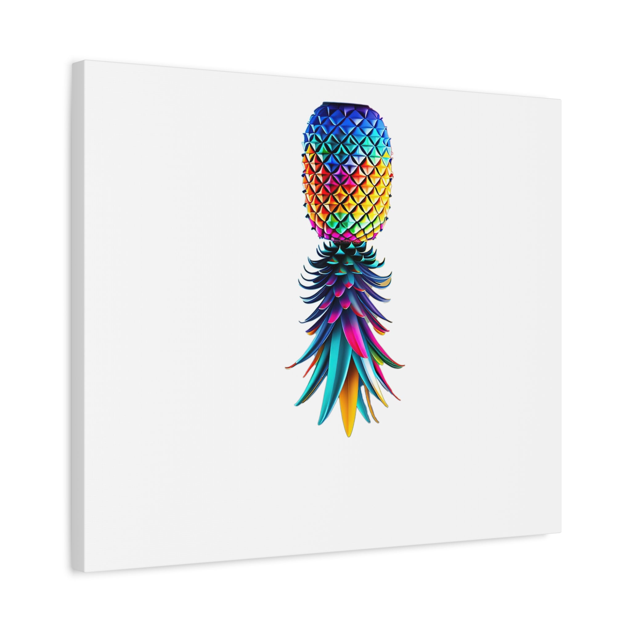 Canvas Print - Colorful Upside Down Pineapple