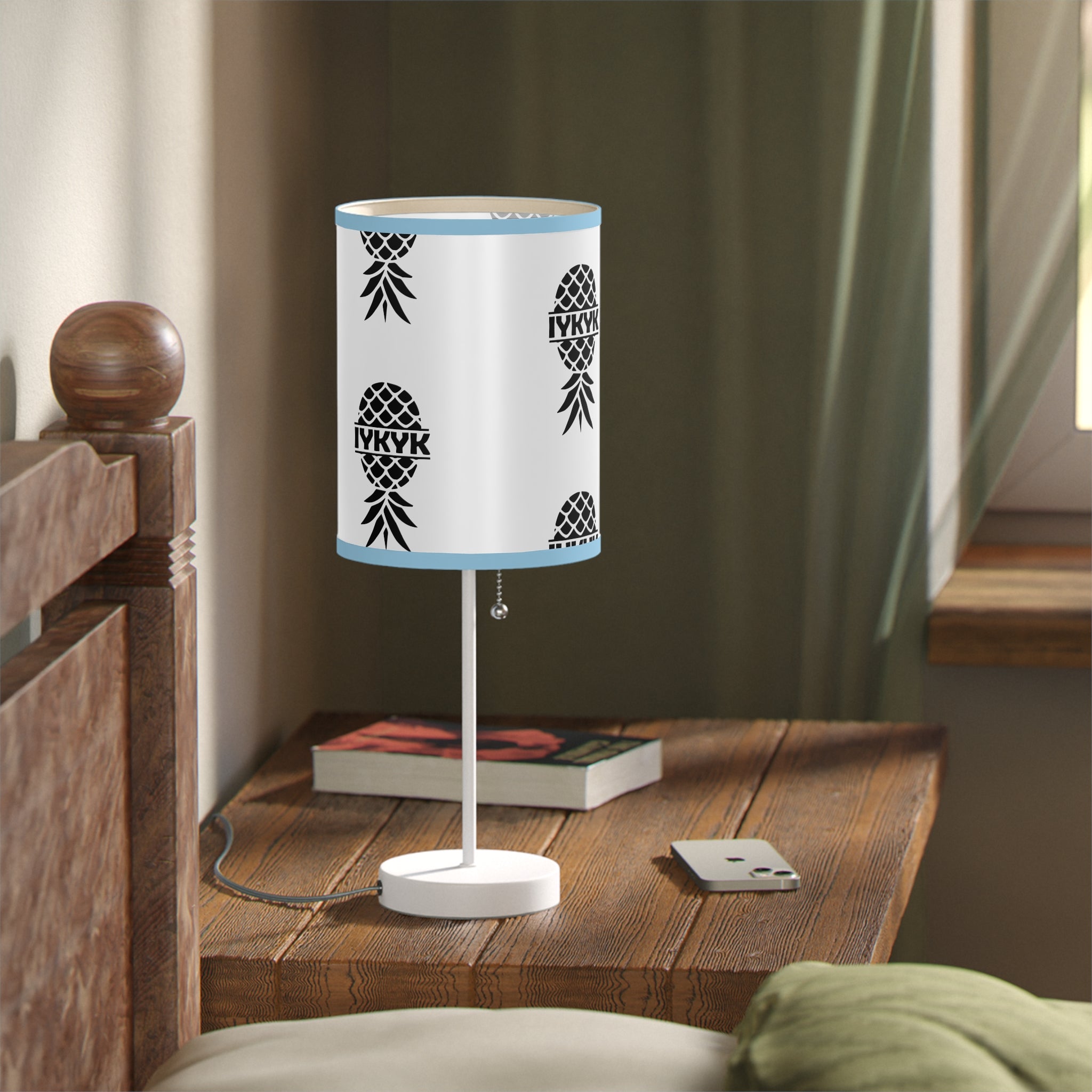 Pineapple Pattern Table Lamp - Modern Home Decor with US|CA Plug