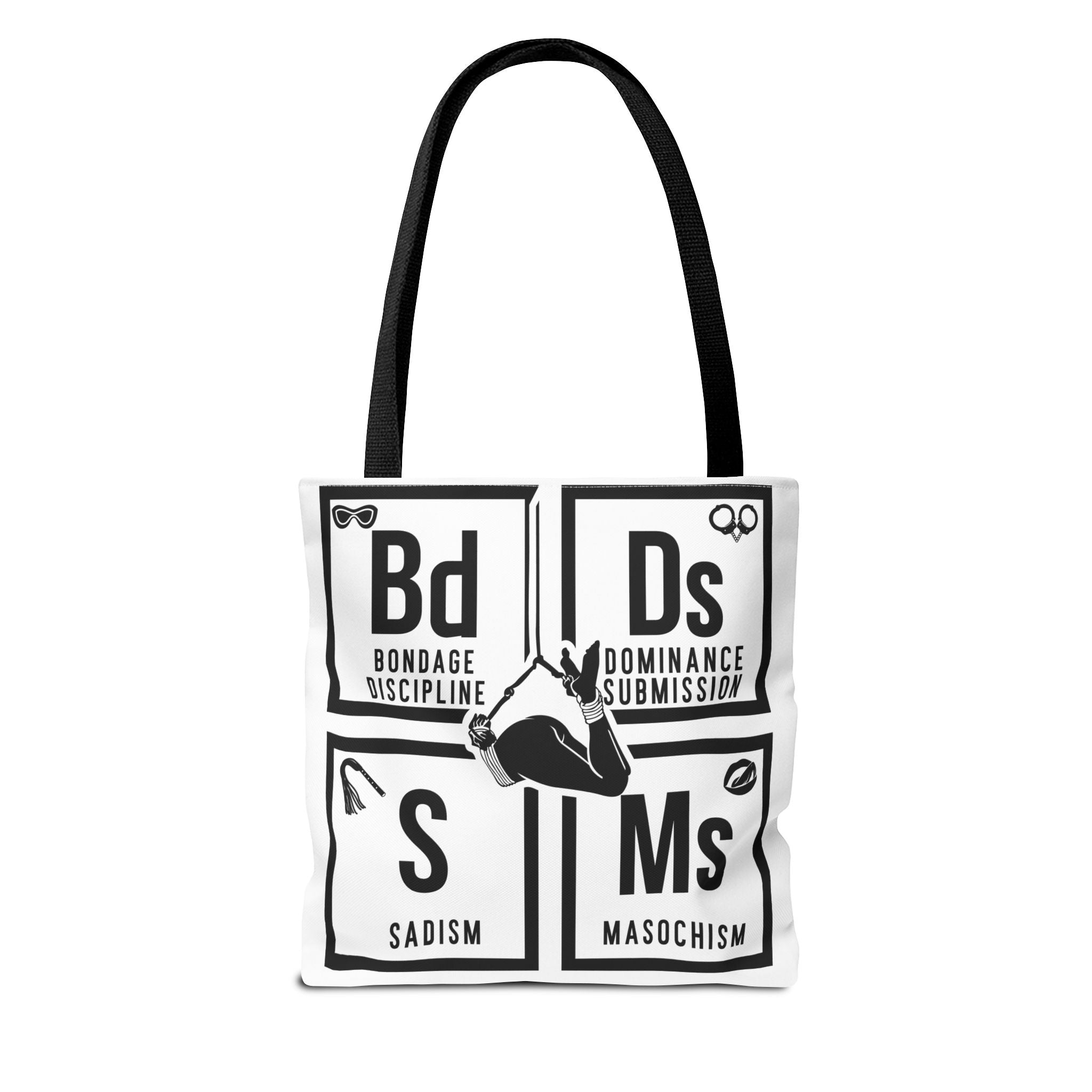 BDSM Elements Tote Bag - Stylish and Edgy Carryall for Fans of Kink Culture