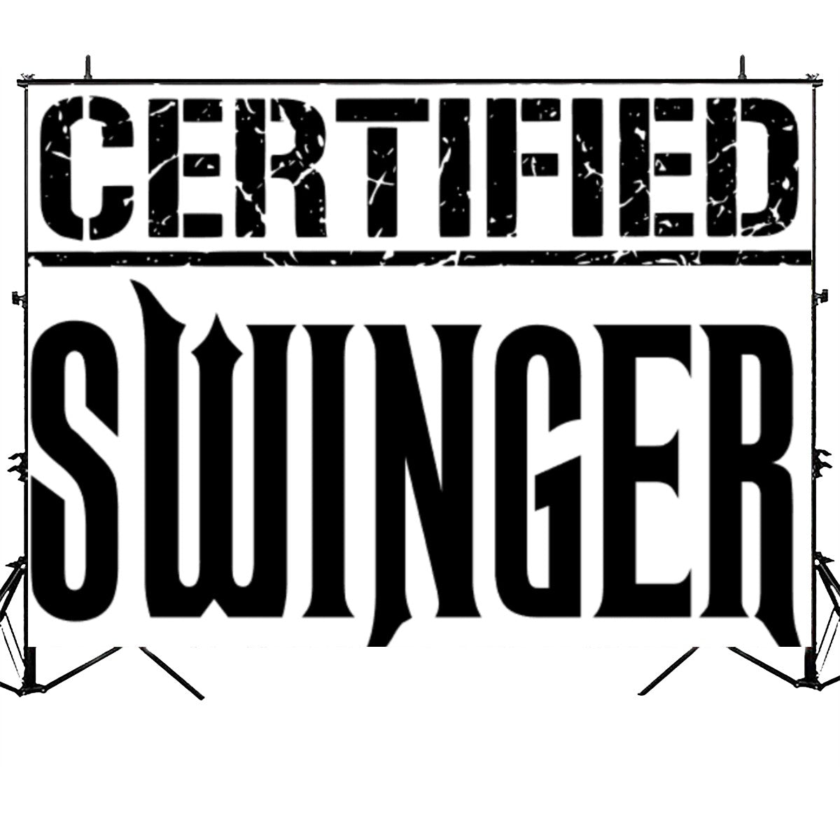 Certified Swinger Photography Backdrops