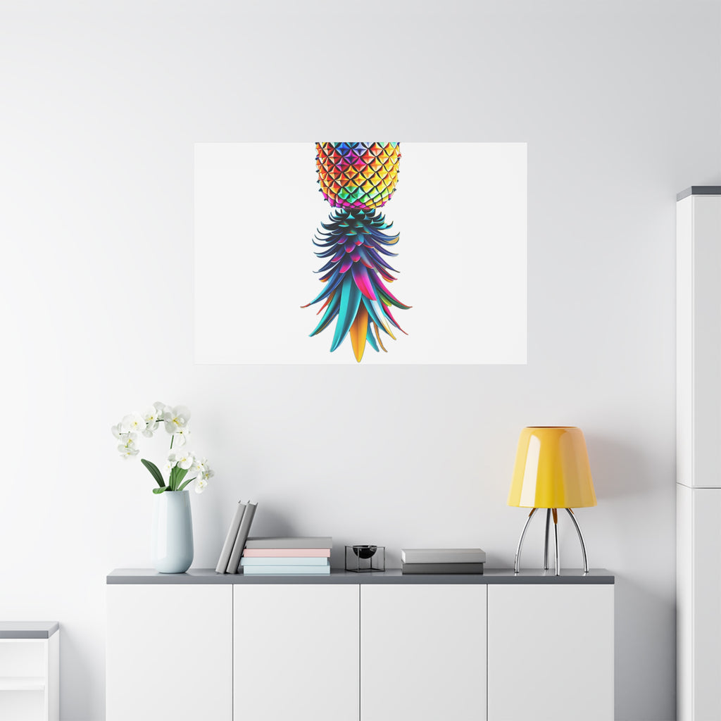 Canvas Print - Colorful Upside Down Pineapple