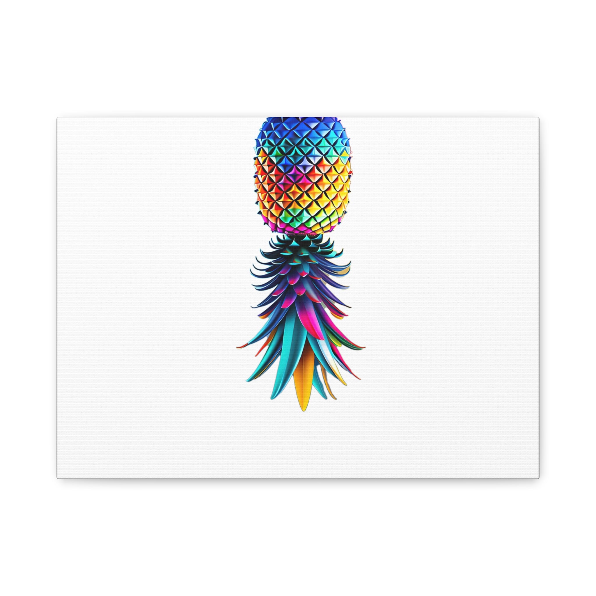 Canvas Print - Colorful Upside Down Pineapple