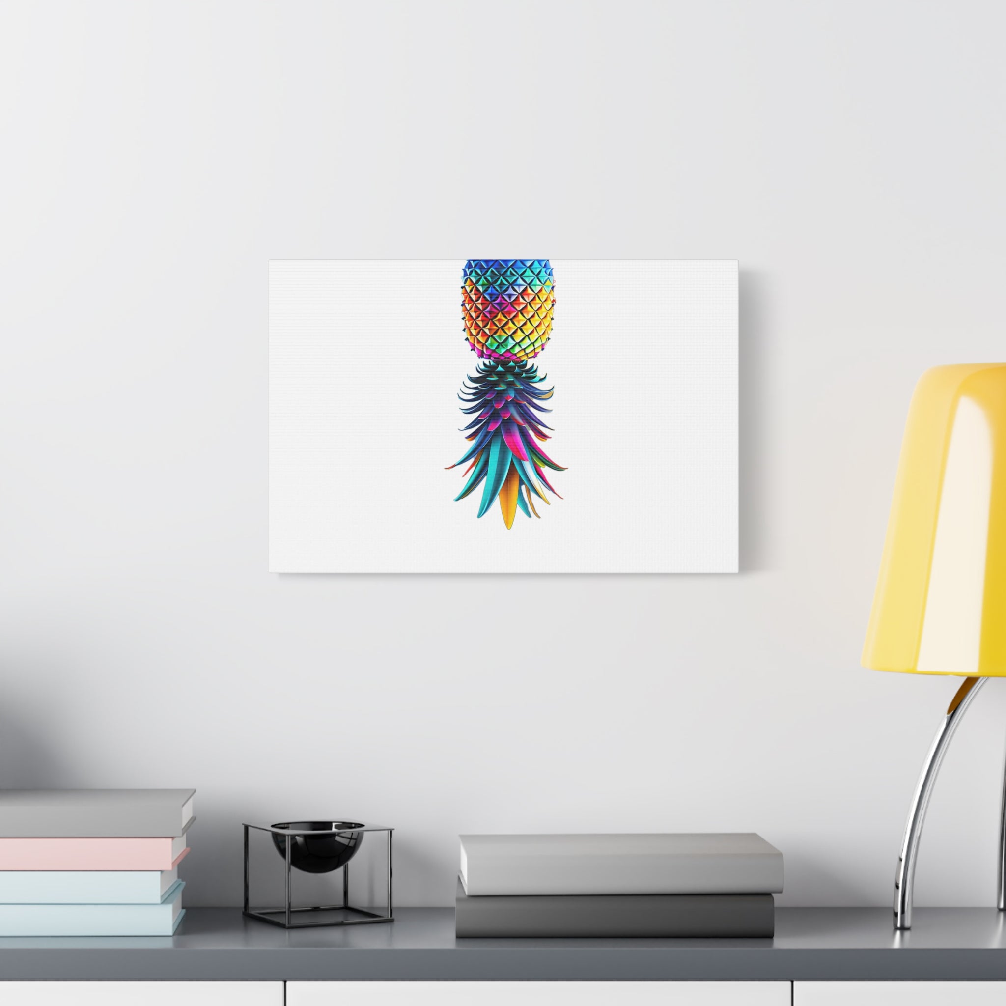 Canvas Print - Colorful Upside Down Pineapple