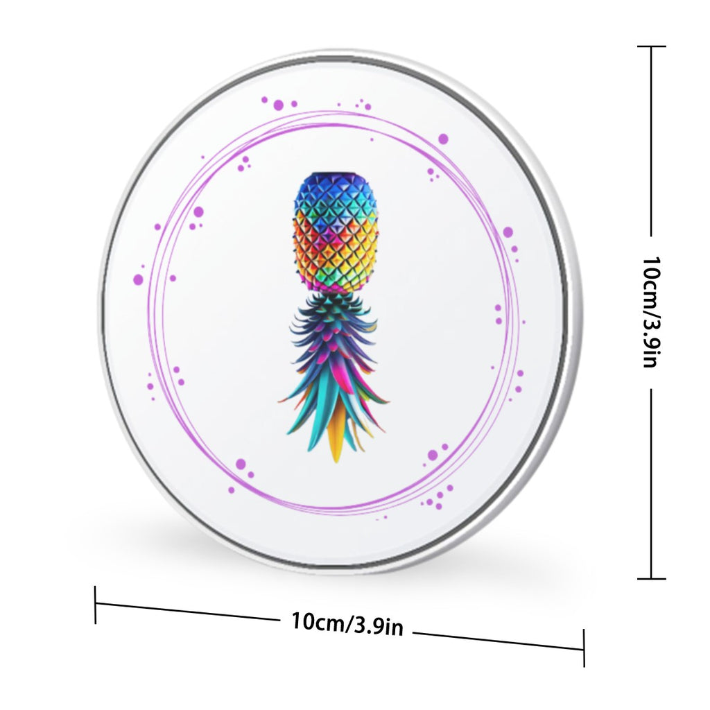Colorful Upside Down Pineapple Wireless Charger
