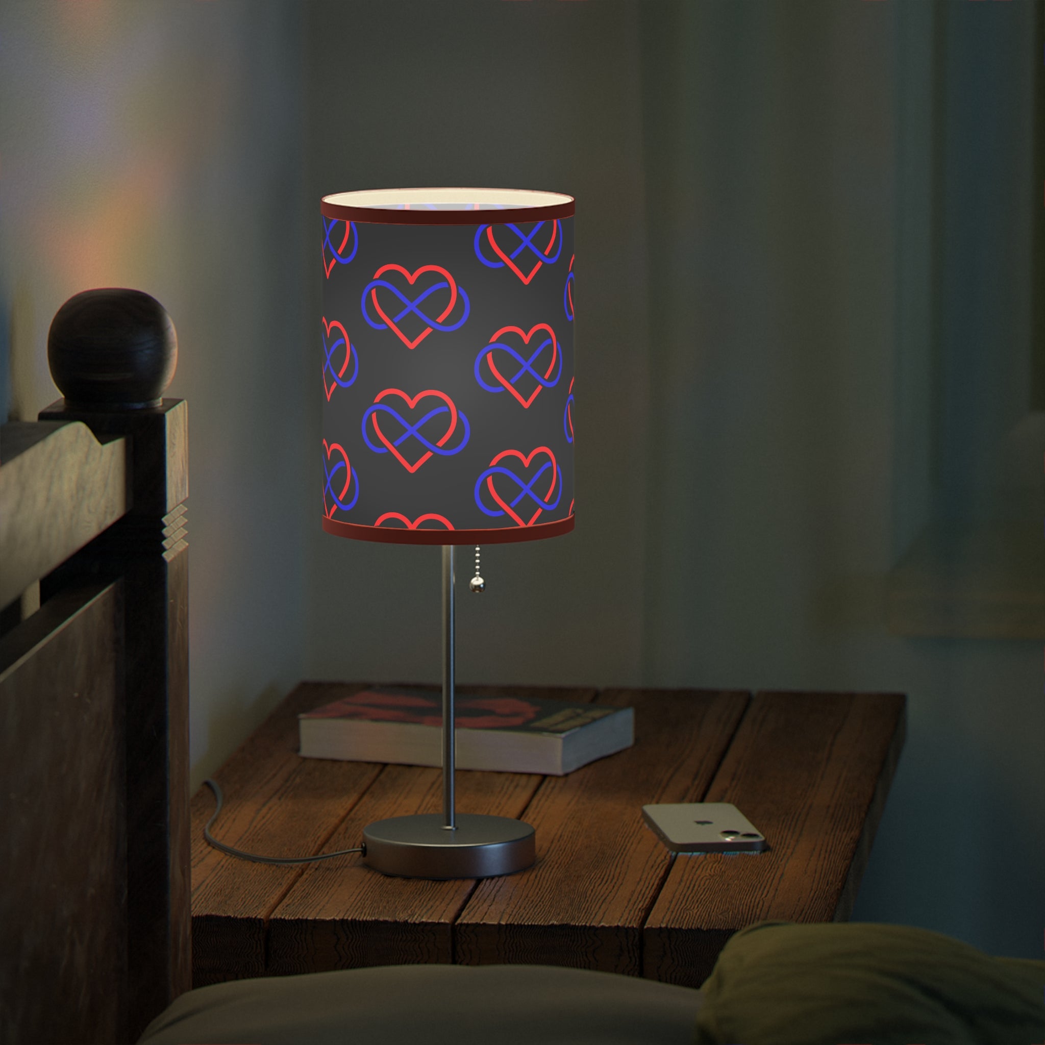 Modern Heart Pattern Table Lamp - Decorative Night Light for Home & Office