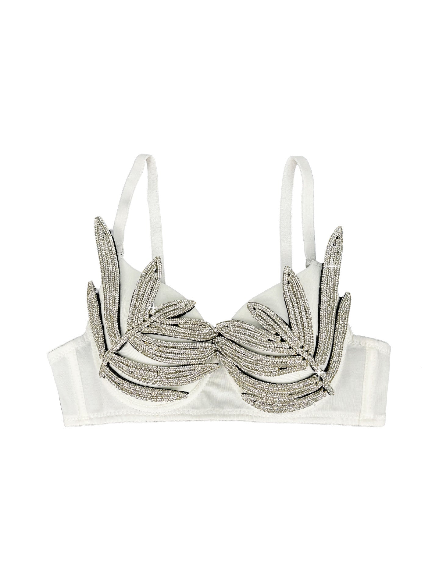 Evening Dress Party Black High-Design Silver 3D Rhinestone Outerwear Shaping Bra