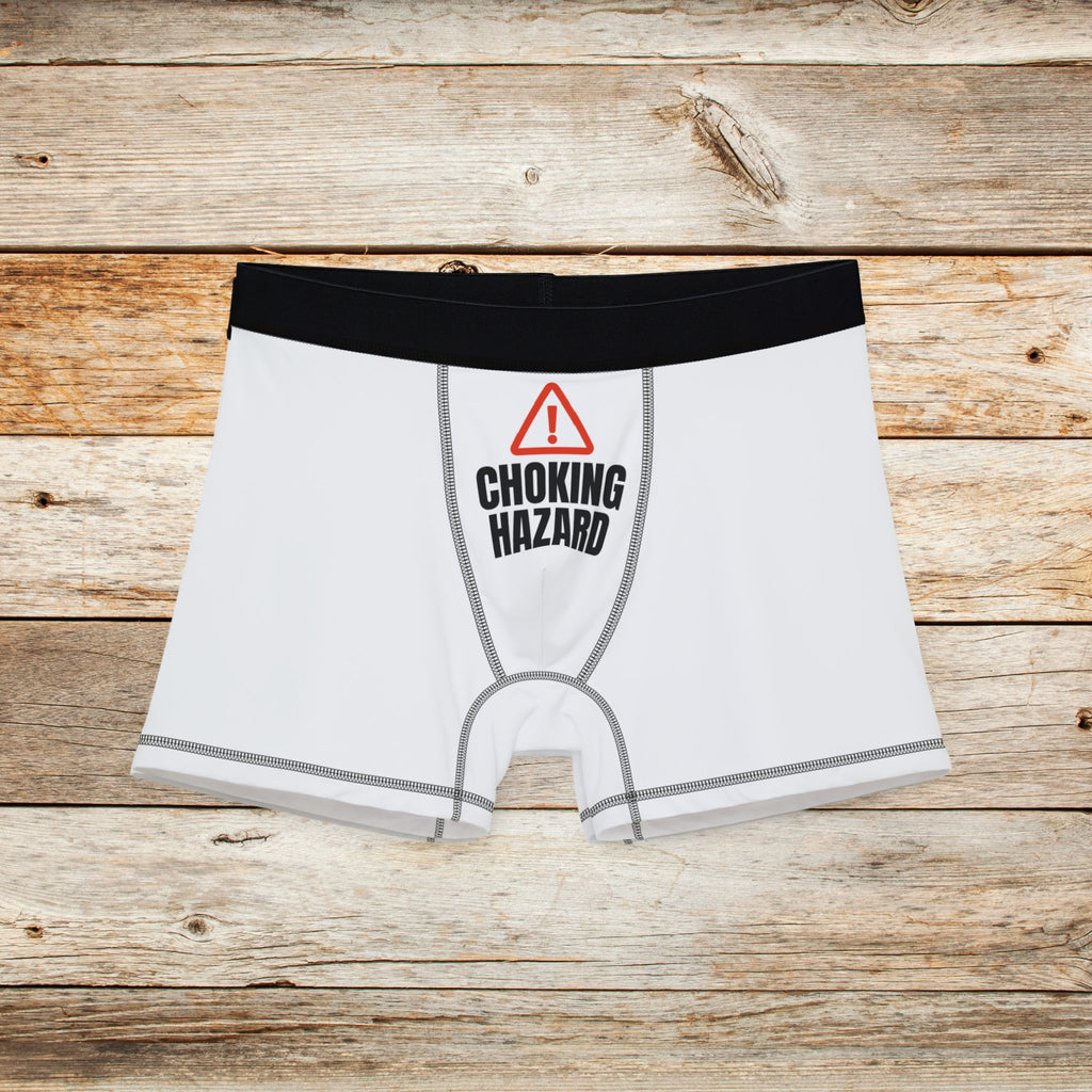 Funny Choking Hazard Men's Boxers - Unique Gift for Him