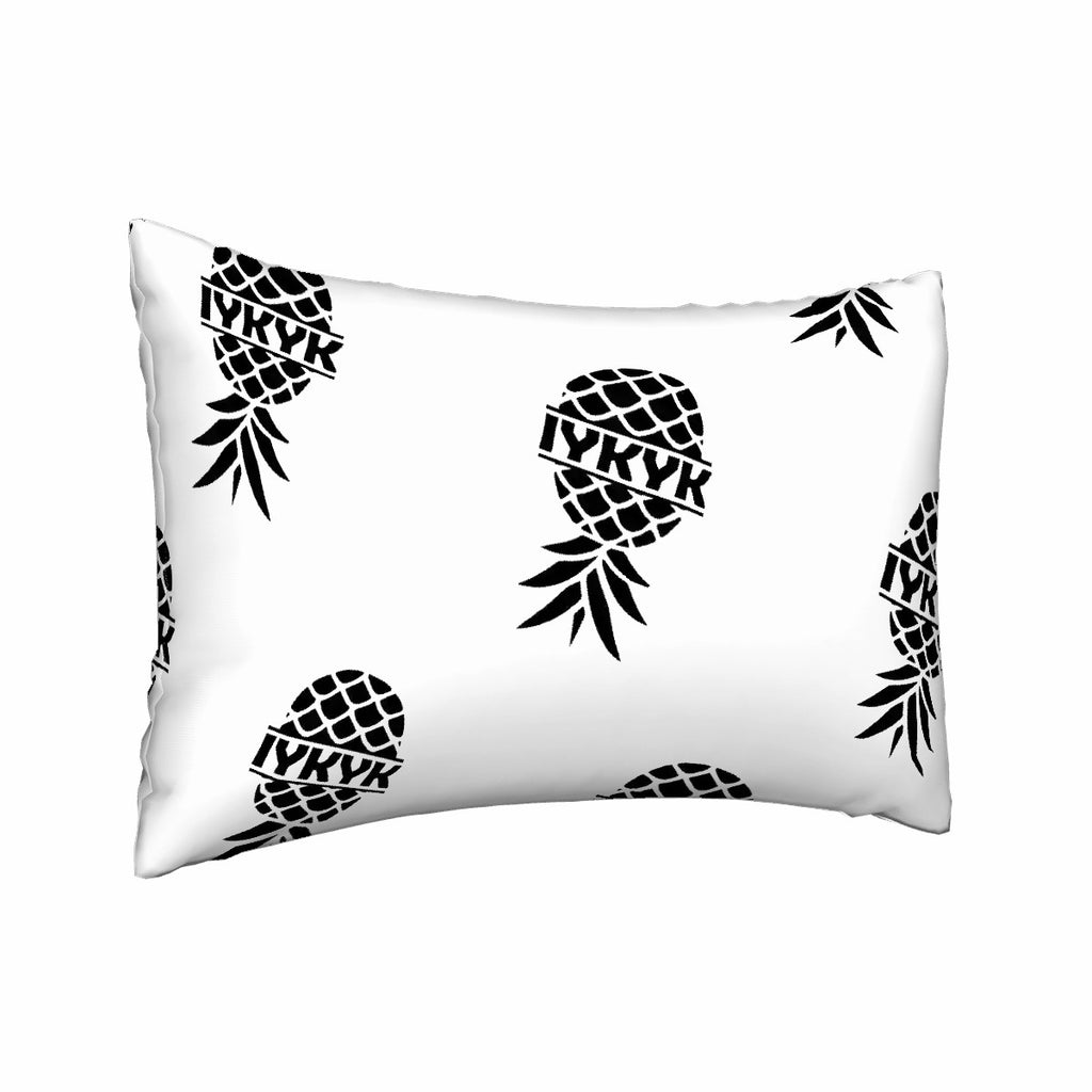 IYKYK Pineapple Satin Pillowcase with Hidden Zipper