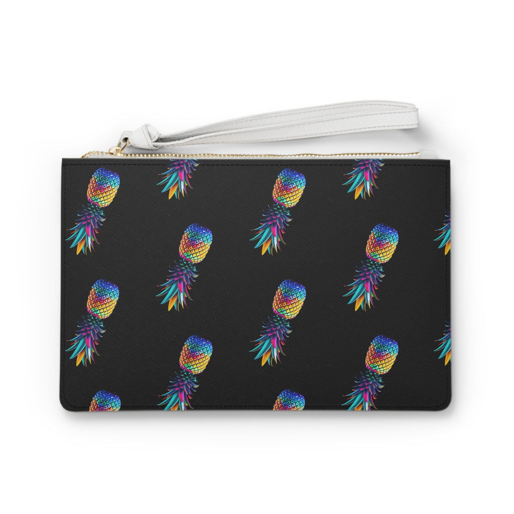 Multicolored Pineapple Clutch Bag - Stylish Evening Accessory