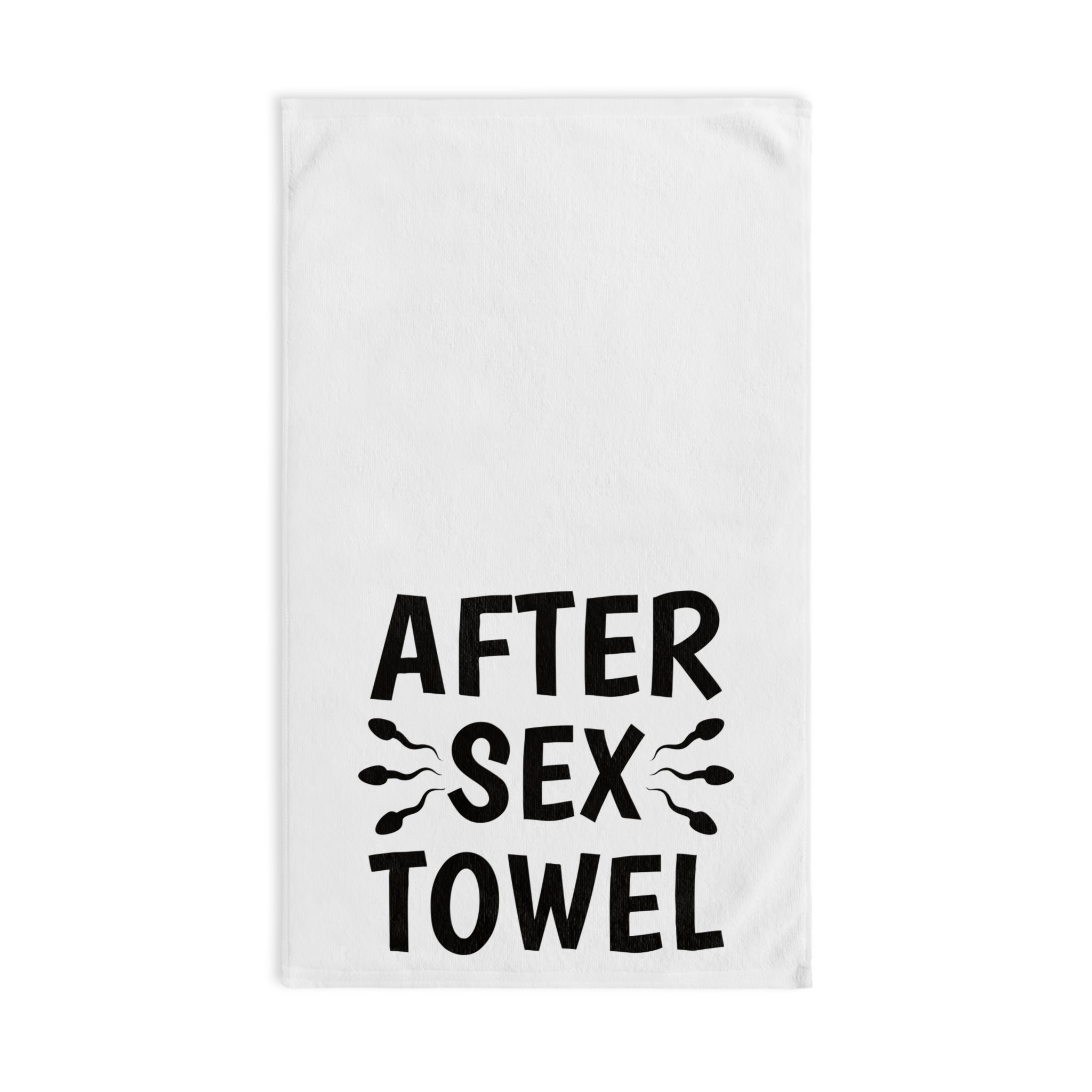 Humorous After Sex Hand Towel - Fun Bathroom Accessory for Couples