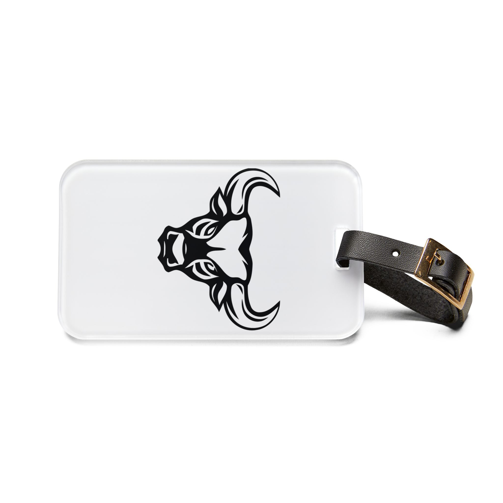 Bull Design Luggage Tag - Personalized Travel Accessory for Adventurers