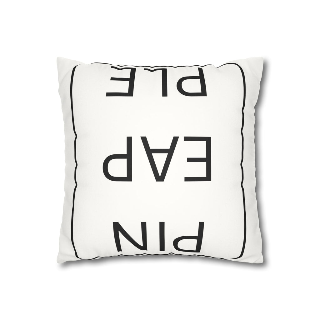 Pillowcase - Upside Down Pineapple Faux Suede Square