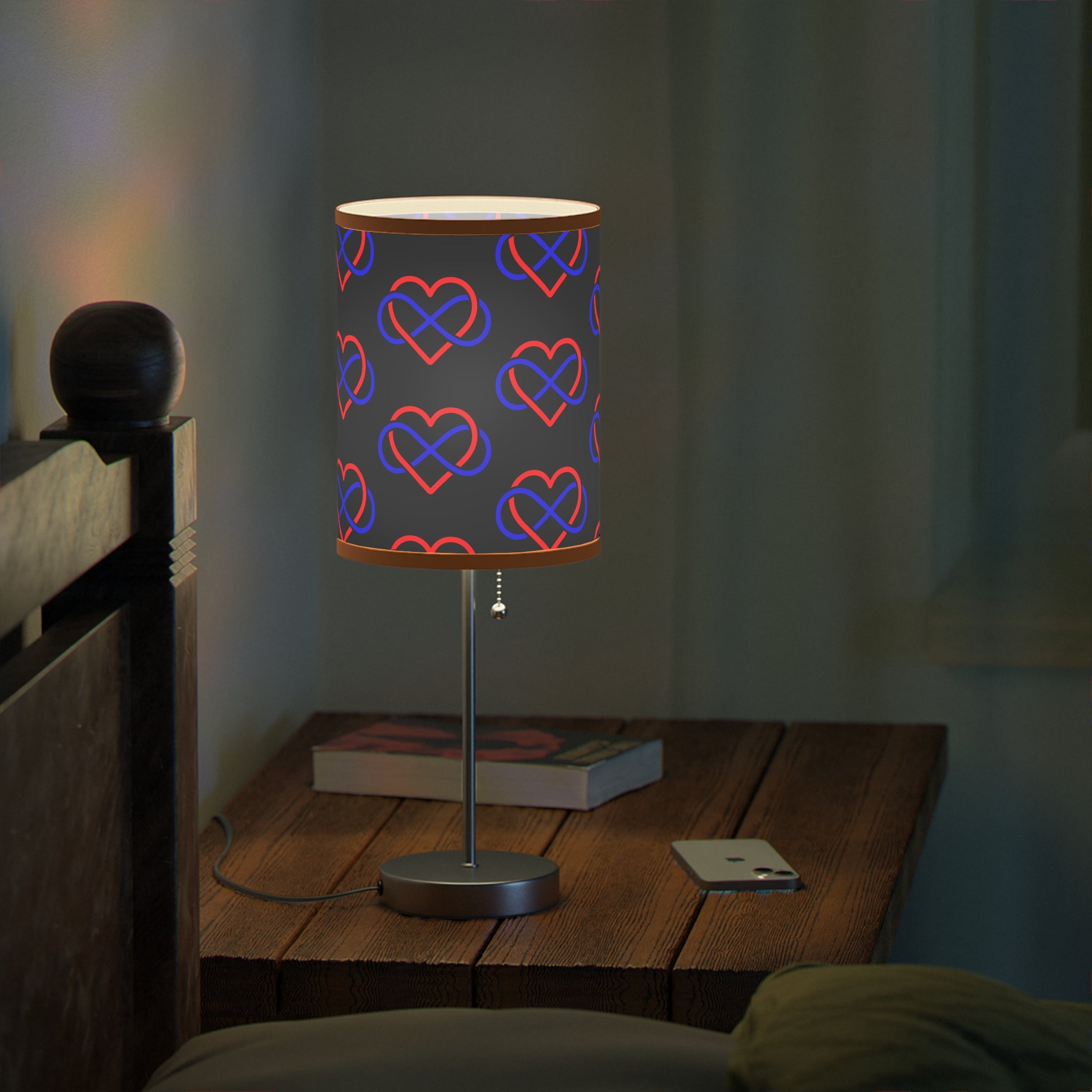 Modern Heart Pattern Table Lamp - Decorative Night Light for Home & Office