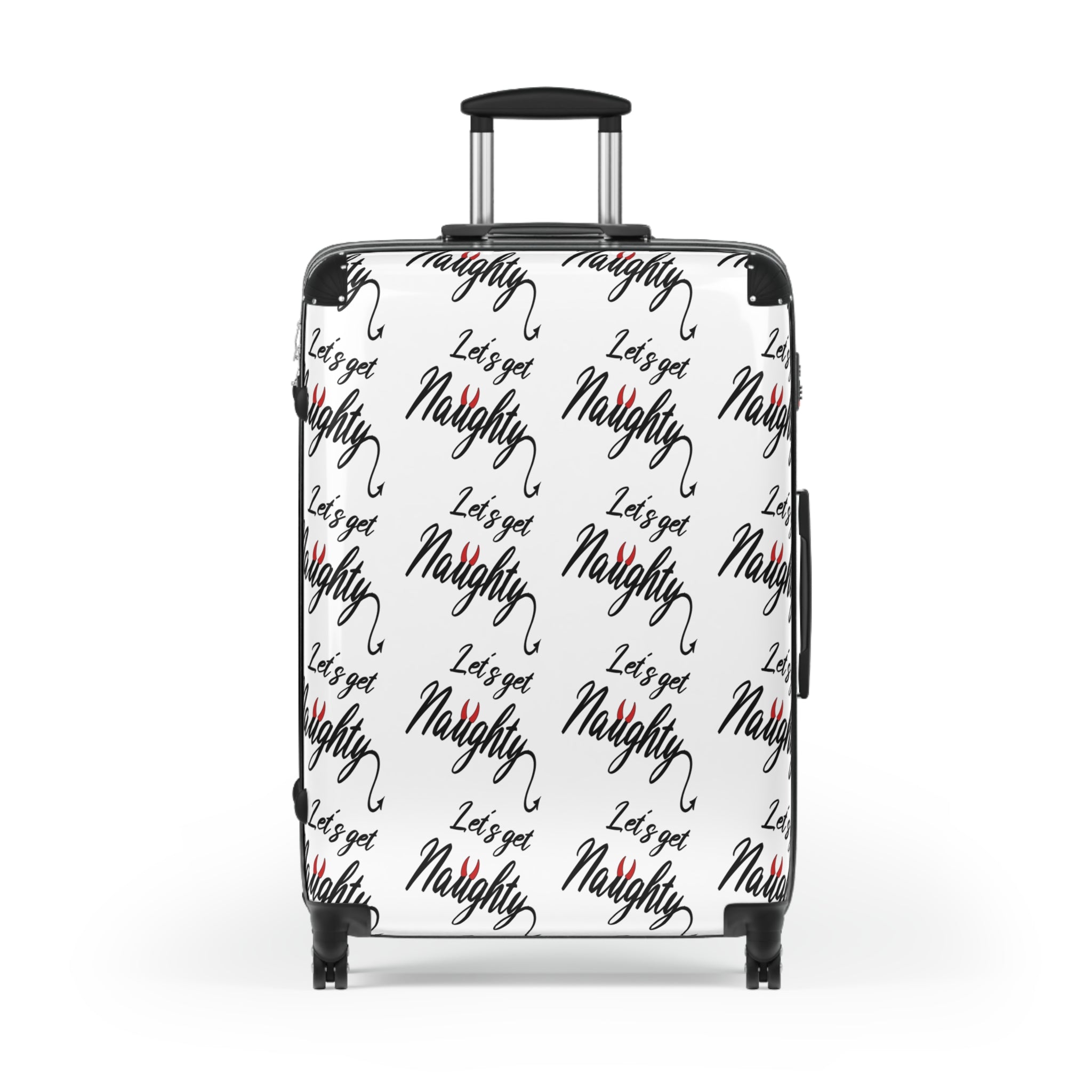 Travel Suitcase - &quot;Let's Get Naughty&quot; Design for True Swingers