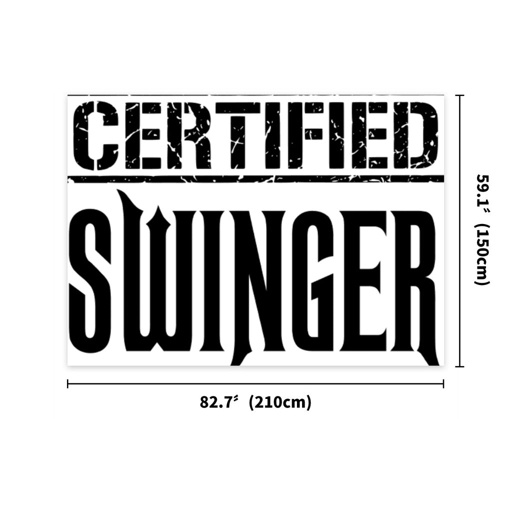 Certified Swinger Photography Backdrops