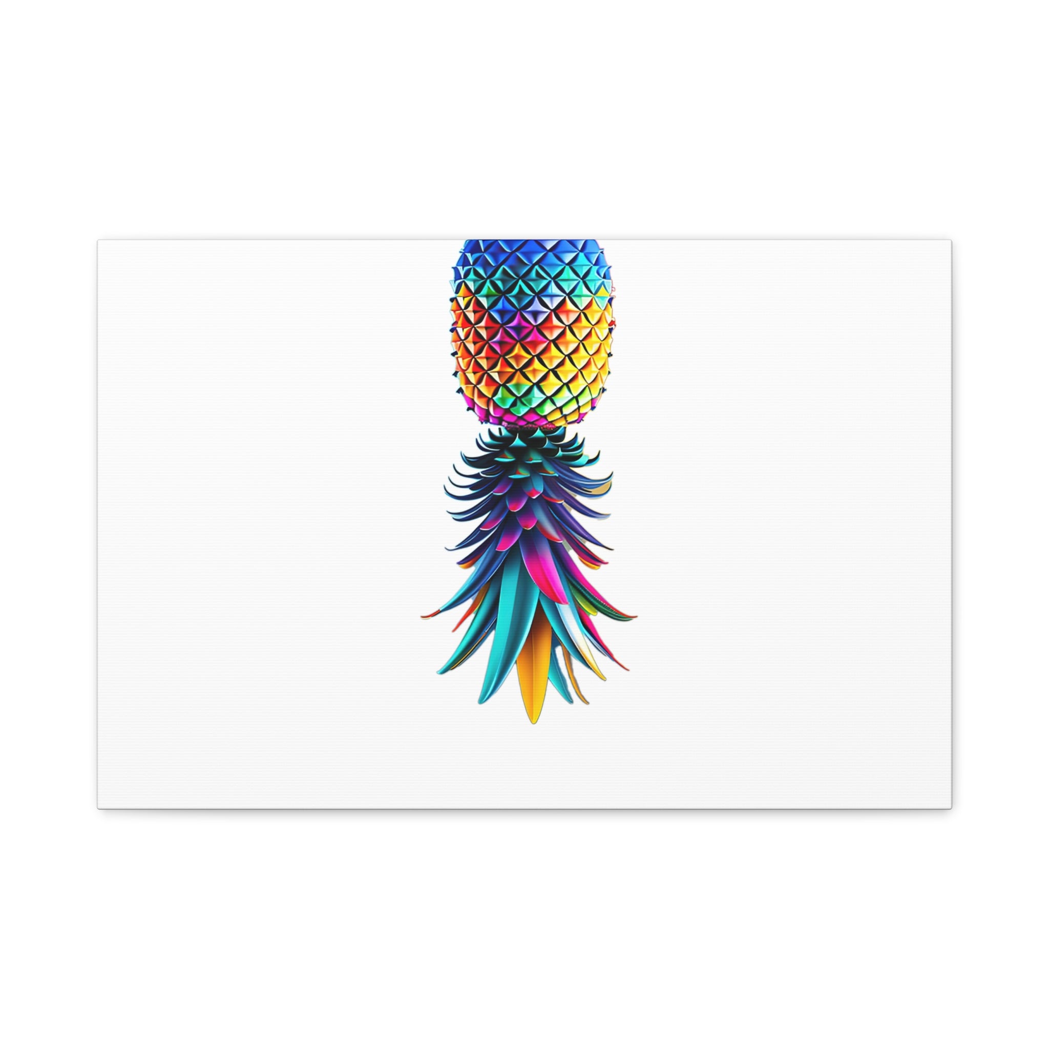 Canvas Print - Colorful Upside Down Pineapple