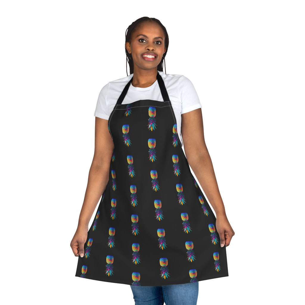 Colorful Upside-Down Pineapple Apron