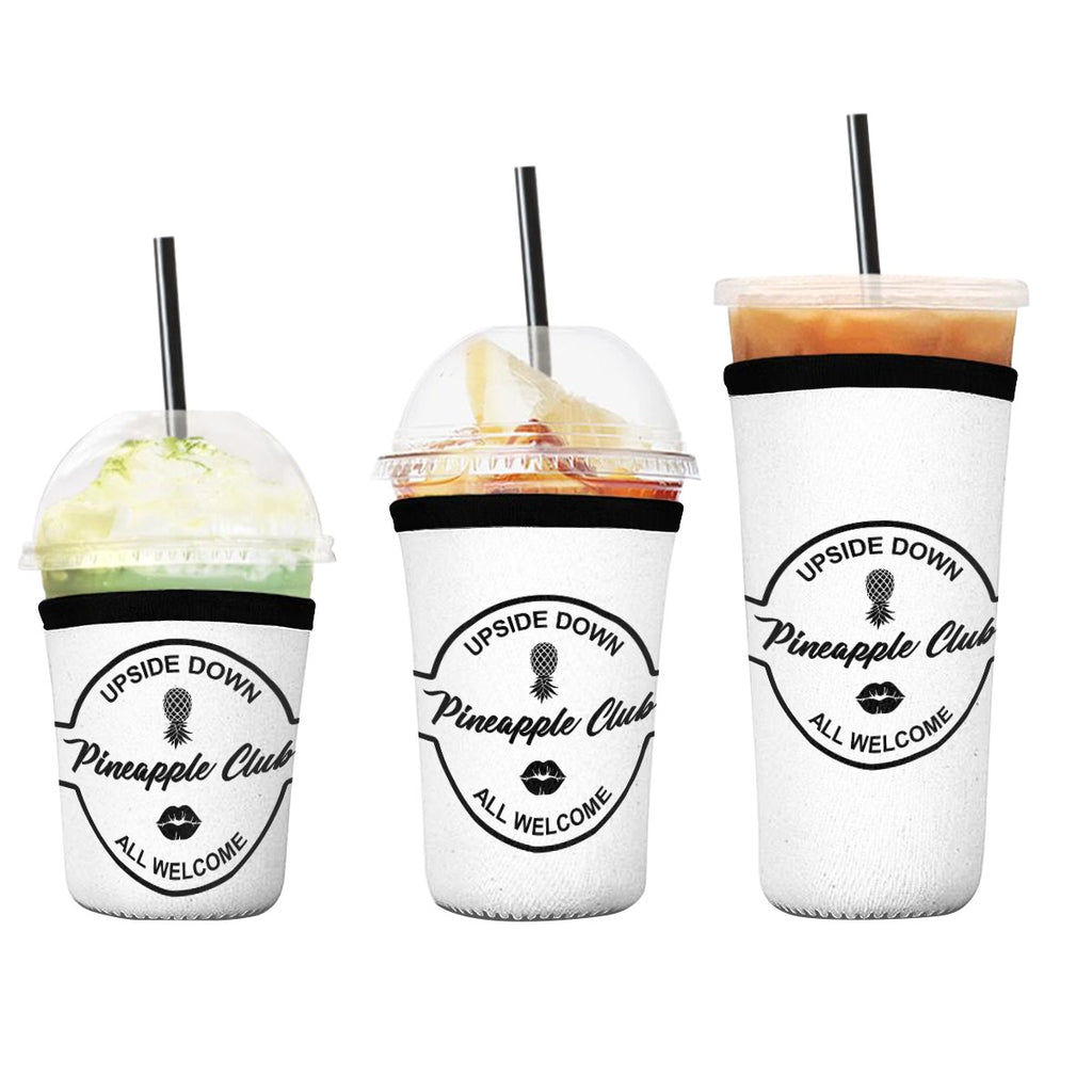 Upside Down Club Neoprene Koozies Cup Sleeve 3pcs