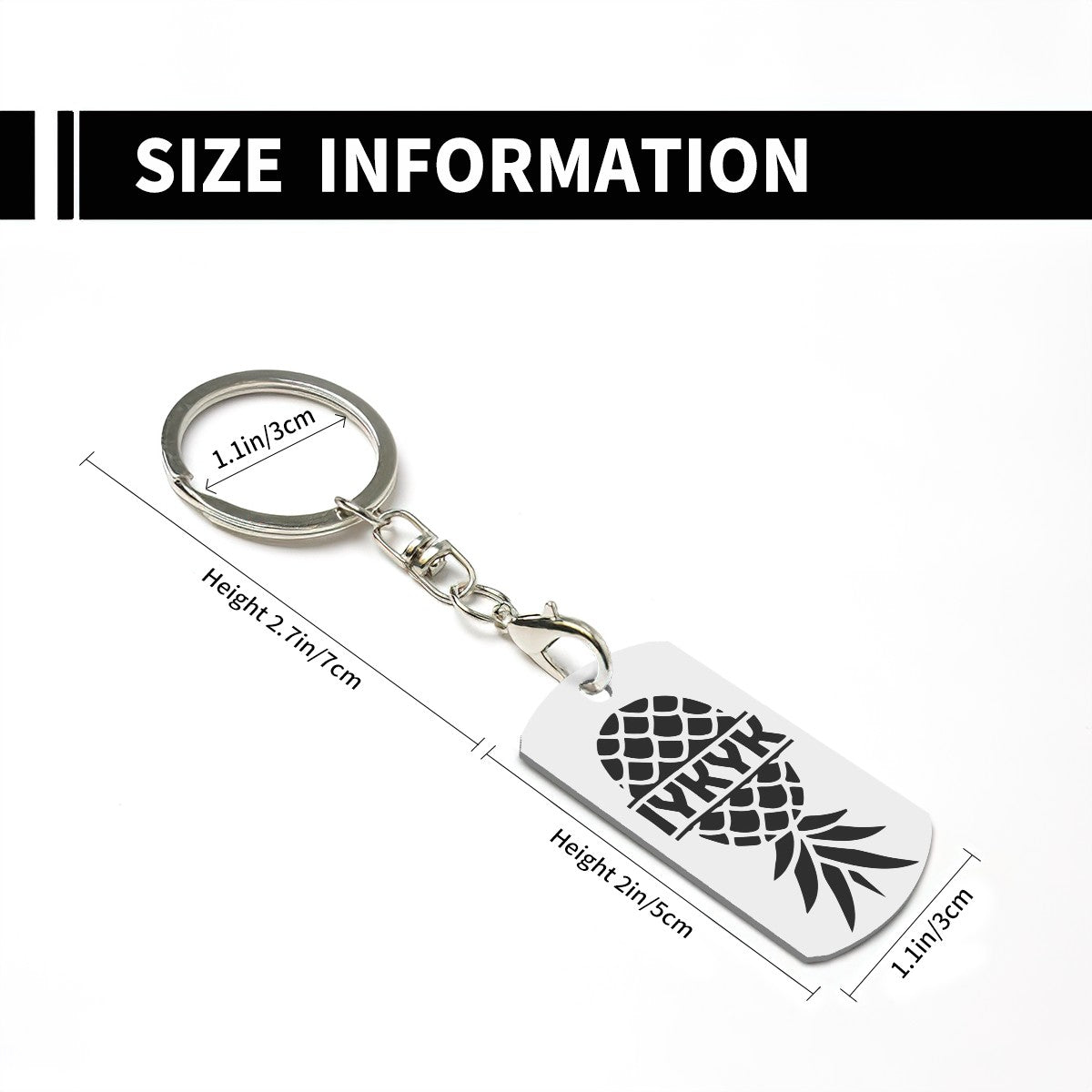 IYKYK Inspired Metal Keychain