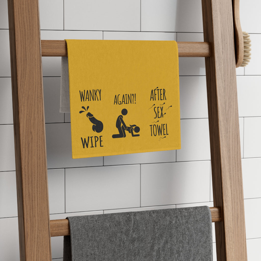 Funny Rally Towel for Couples - After Sex Wipe Towel (Yellow)