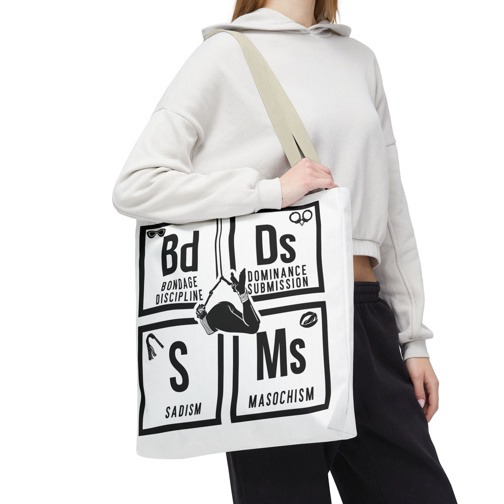 BDSM Elements Tote Bag - Stylish and Edgy Carryall for Fans of Kink Culture