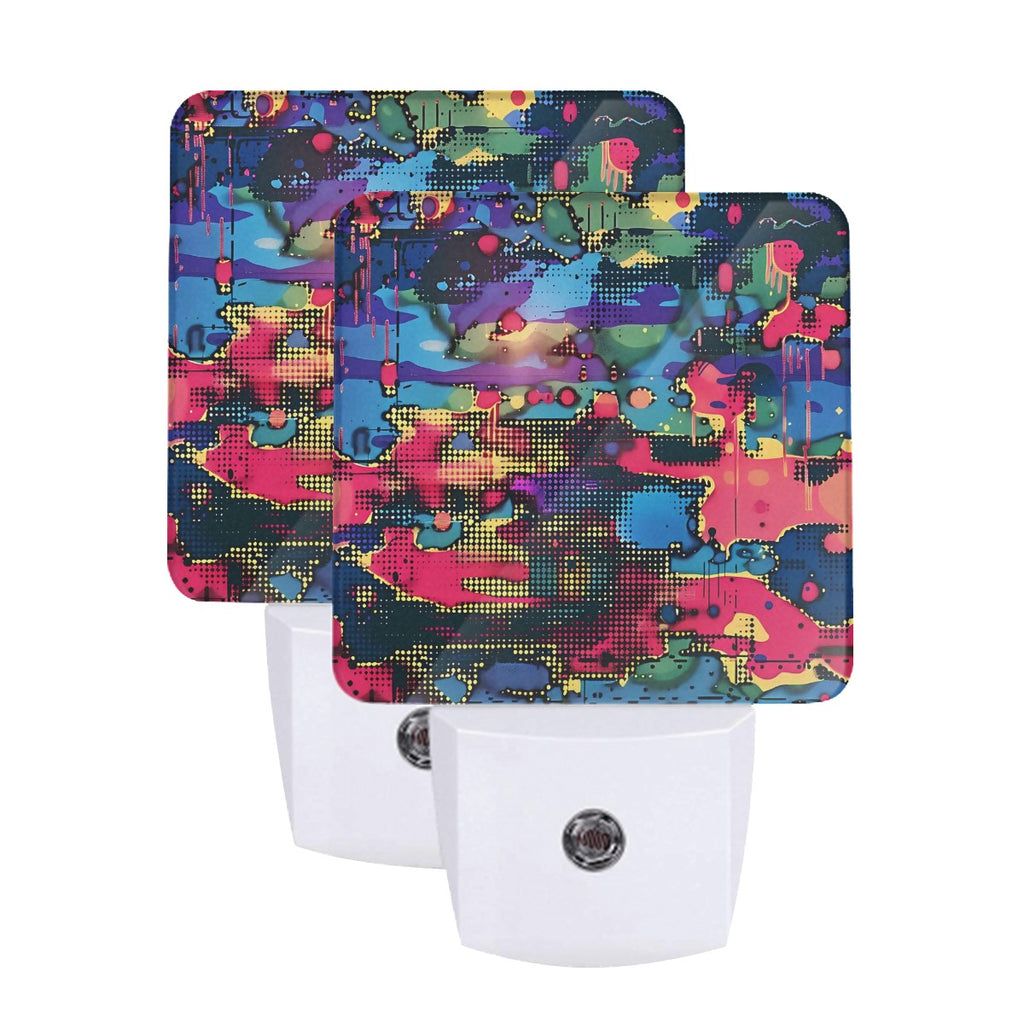 Electric Camouflage LED Night Light Set of 2