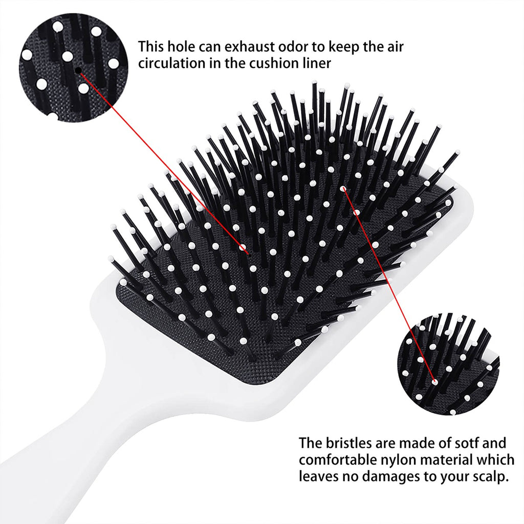 Colorful Upside-Down Pineapple Air Cushion Hair Brush